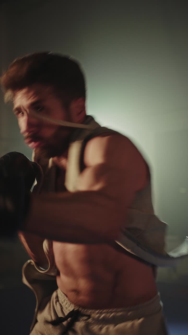 남자 권투 훈련