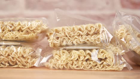 instant noodles in packages