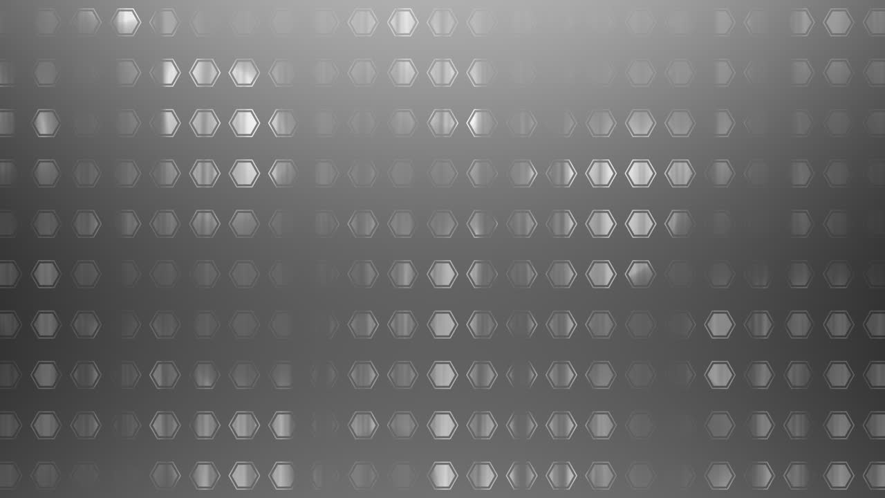 elegante cuadrícula de interacción de puntos blancos y negros superpuestos en gris