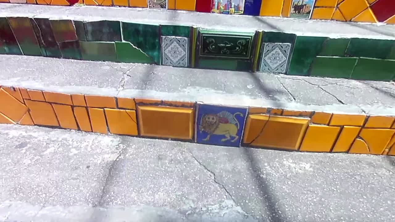 리오 데 자네이로의 셀라론의 계단