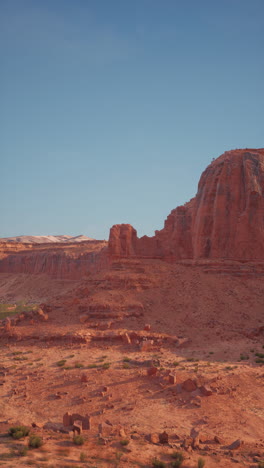 stunning view of a red rock canyon landscape