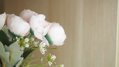 pink artificial peony bouquet
