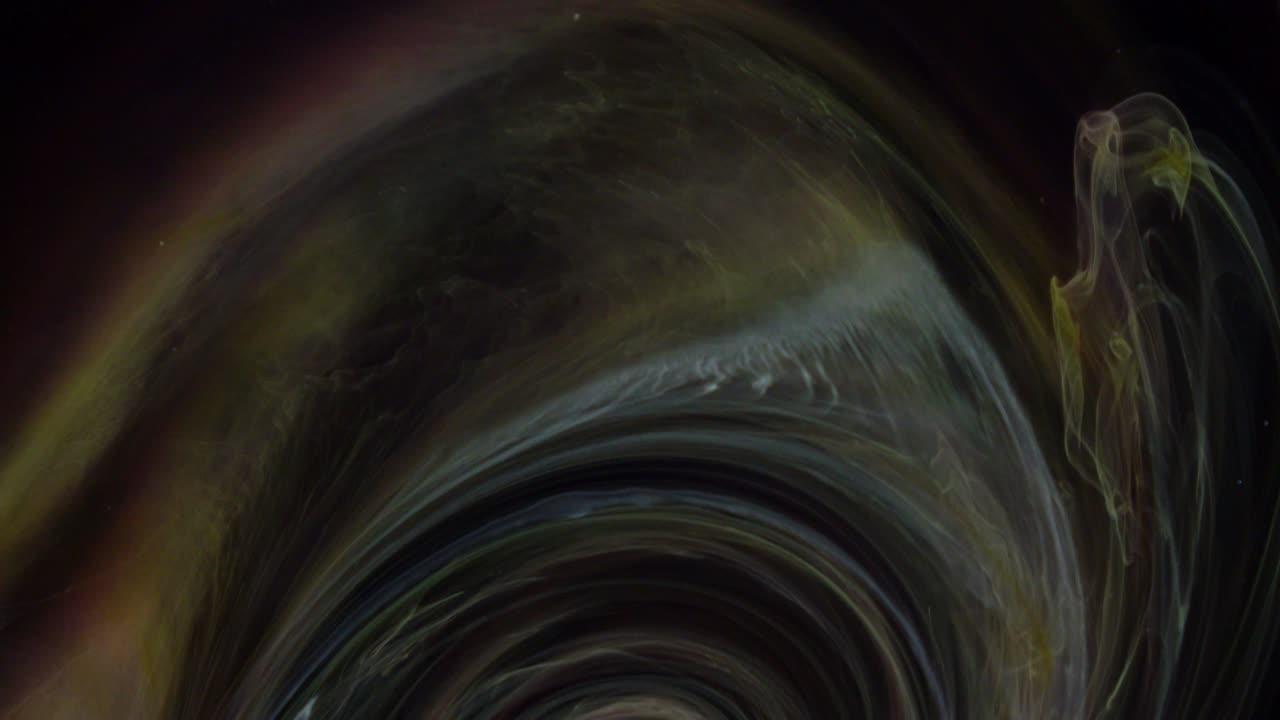 4K footage. Abstract Colorful Paint Ink Diffusion Psychedelic.