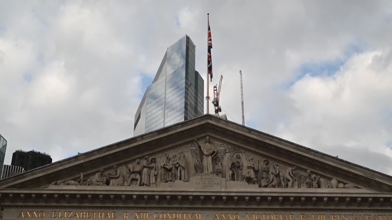 ver hacia 22 obisposgate, veinte y dos del banco, londres, reino unido