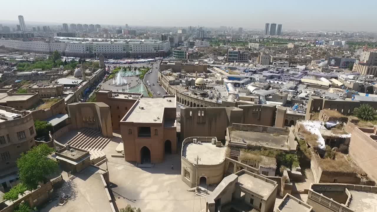 Erbil Citadel Iraq , drone shoot