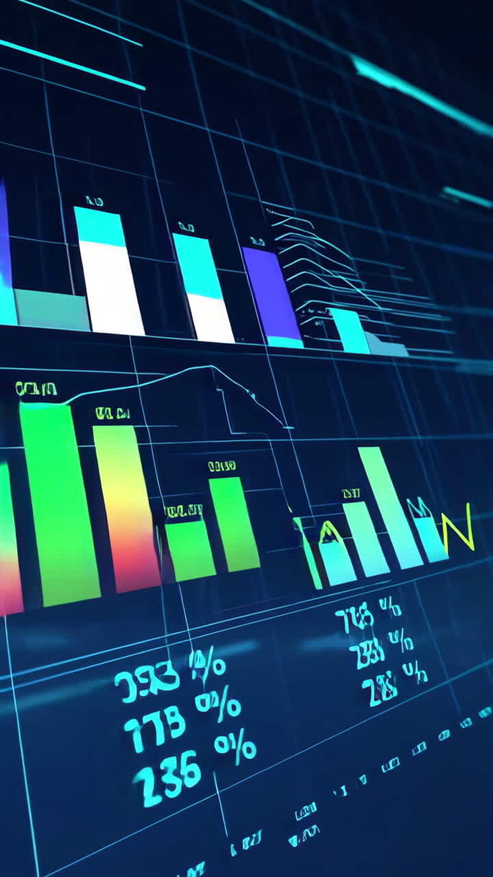 Dynamic Financial Market Charts and Data Analysis