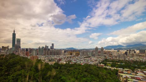 day light taipei cityscape park elephant mountain panorama 4k time lapse taiwan