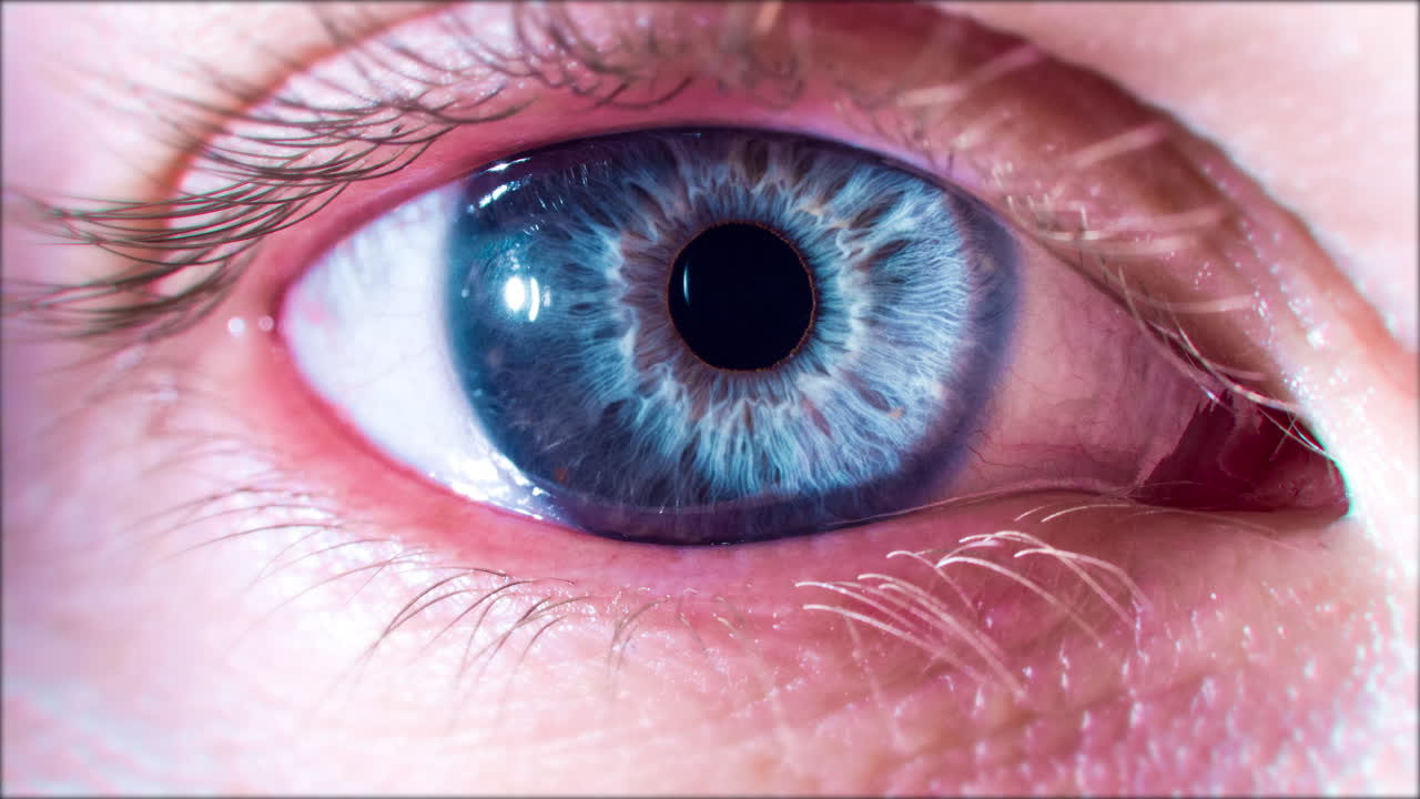 primer plano de un ojo humano