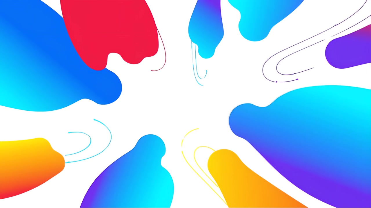 Sfondo Animato Astratto e Colorato 4K