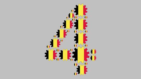 número cuatro belga