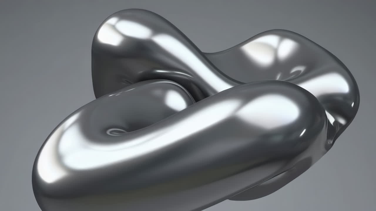 추상적인 금속 형태