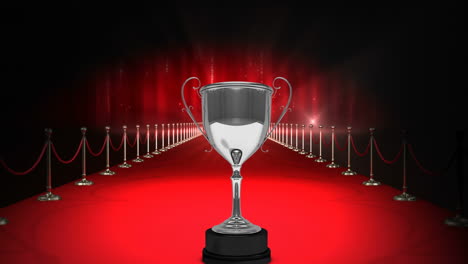 trophy on red carpet video