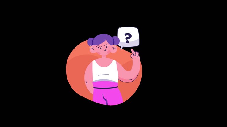Girl with a Question Mark