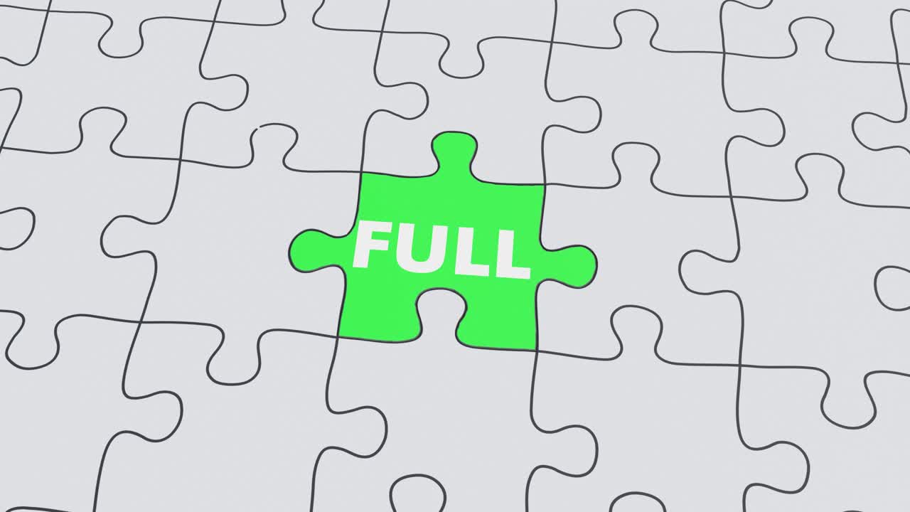 hambre completo rompecabezas ensamblado