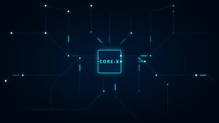 Chip Processore Digitale con Connessioni di Rete Dati Luminose