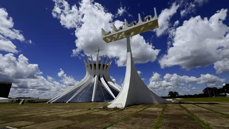 oscar niemeyer iconic designs, campanario bell tower, city cathedral