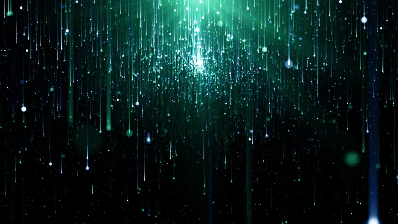 partículas de polvo abstracto luz bokeh títulos de movimiento bucle de fondo cinematográfico