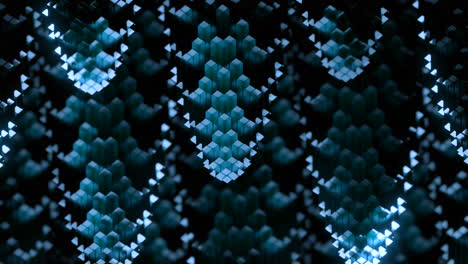 patrón de cubo brillante abstracto