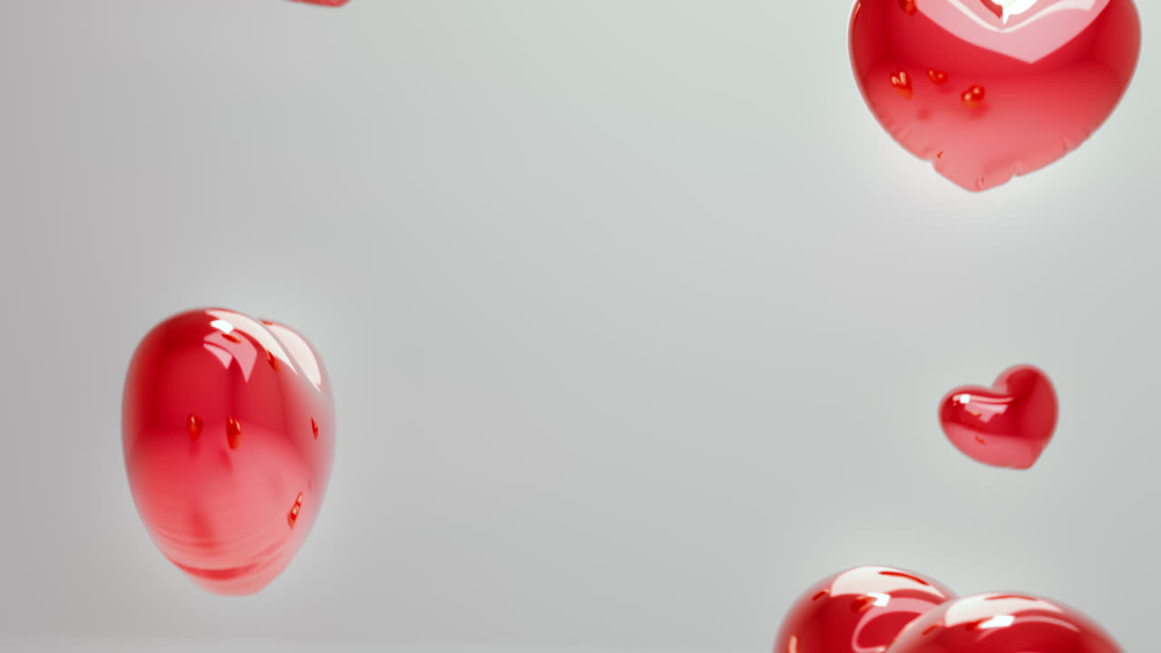 Red Balloon Hearts