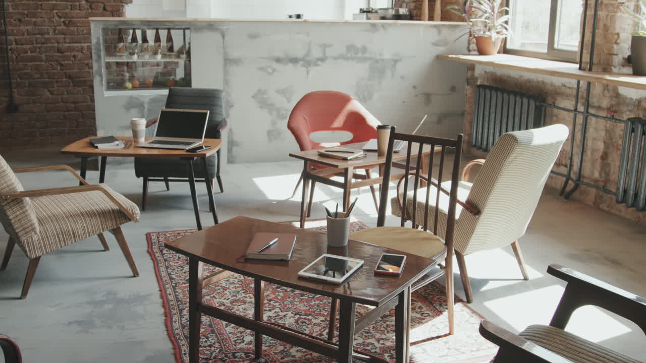 Overview of Stylish Coworking Workspace