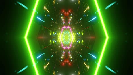 kaleidoscope video background for vj vertical looped video