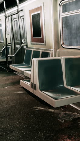 empty subway car