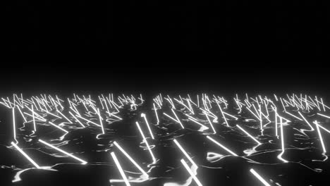 fondo 3d abstracto con líneas brillantes