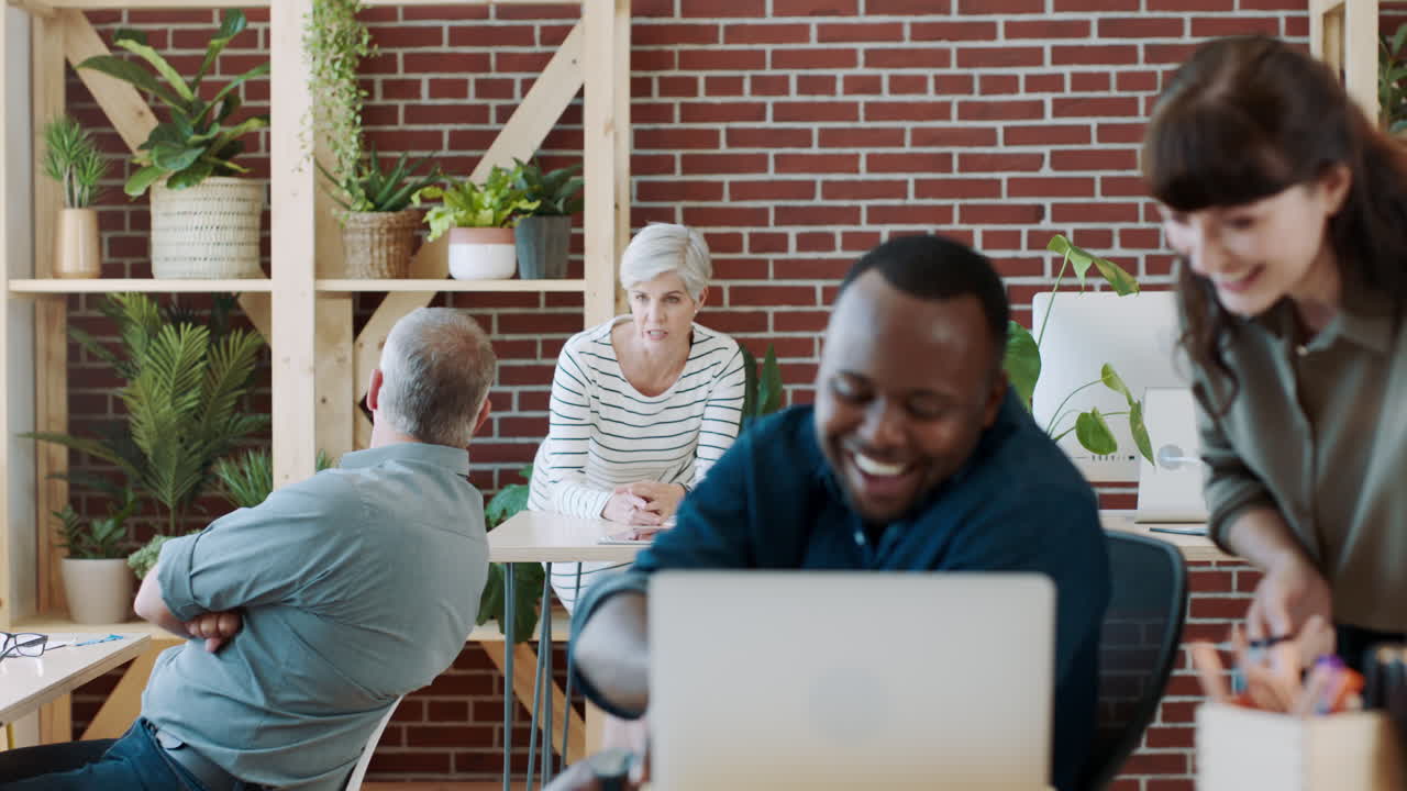 Business people, creative and modern office