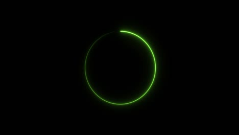 abstract neon glowing preloader, progress loading circle bar. power energy led. flicker neon ellipse. seamless background multicolor spectrum looped animation fluorescent glowing flicker neon ellipse