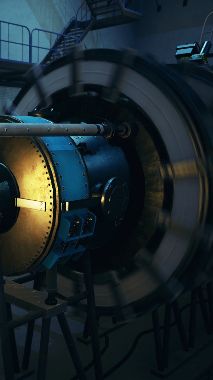 Powerful machinery in motion captures the essence of engineering innovation