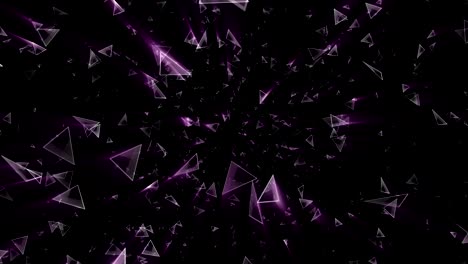 animación de vidrio caído abstracto, renderización, fondo, rayas de fibra, bucle