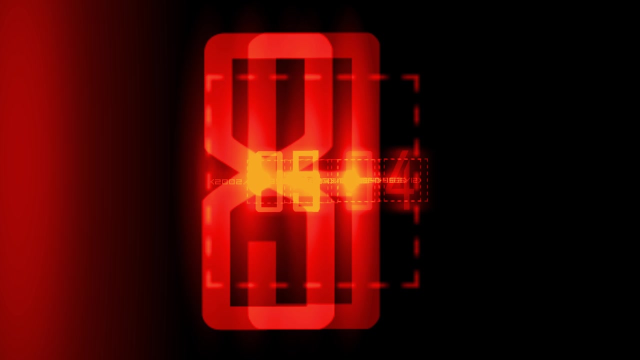 Number red