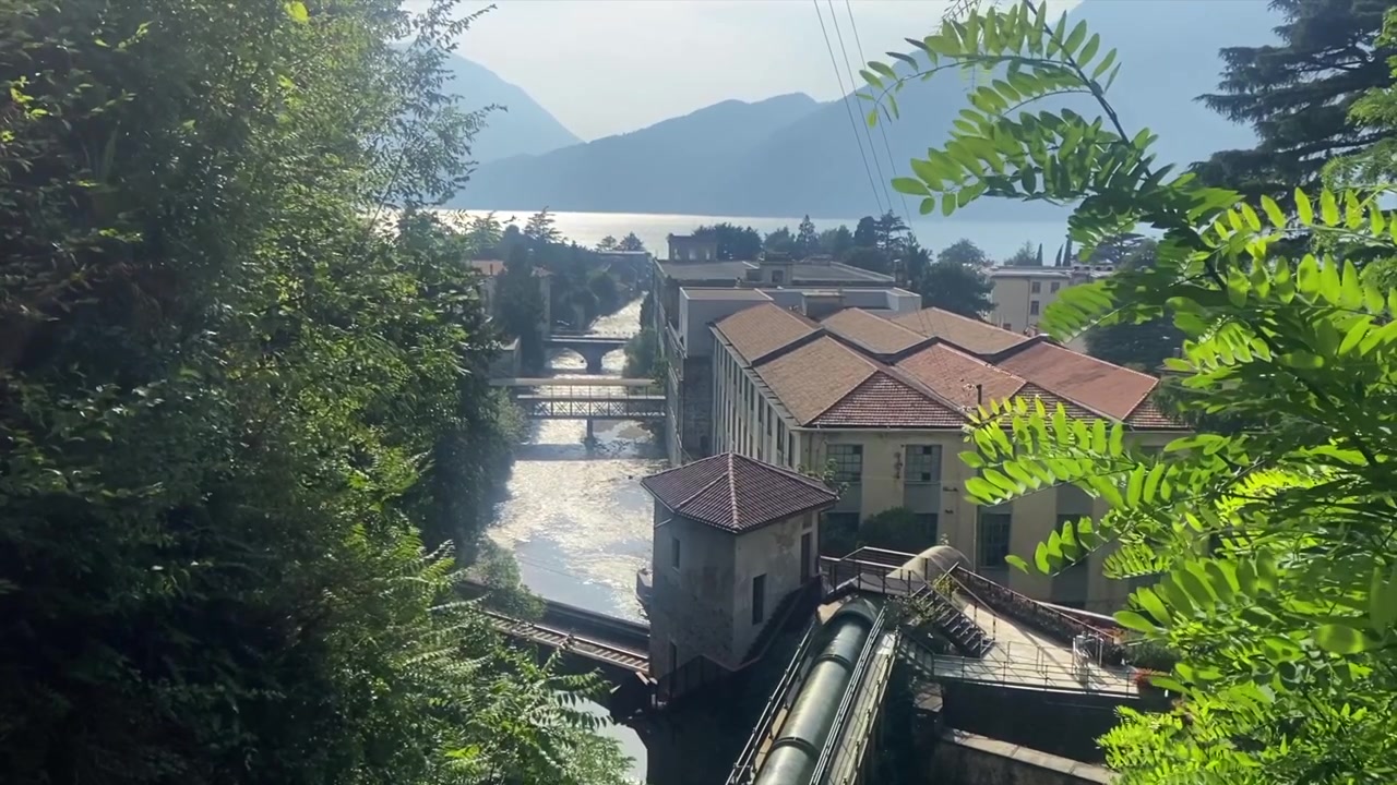 Orrido di Bellano, una gola naturale situata a Bellano sul Lago di Como, Italia.