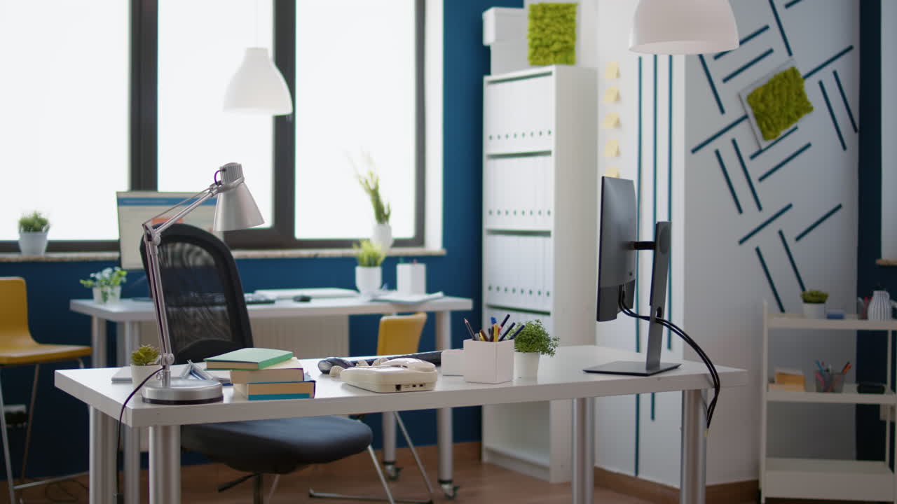 No people in professional business office with e commerce data