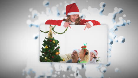 animación navideña con niños