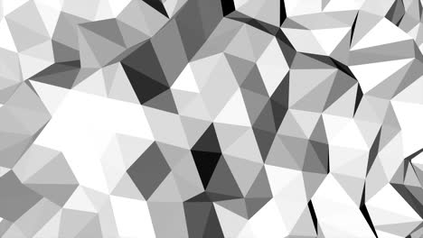 small white low poly geometric shapes pattern