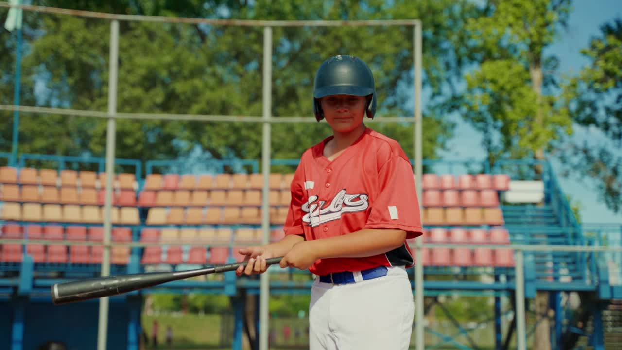 Giovani giocatori di baseball con l'allenatore durante l'allenamento