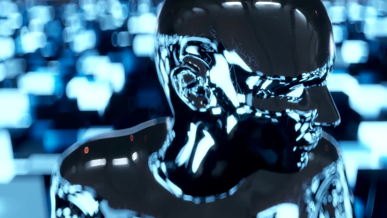 l'intelligenza artificiale 4k supervisiona la rete di dati.