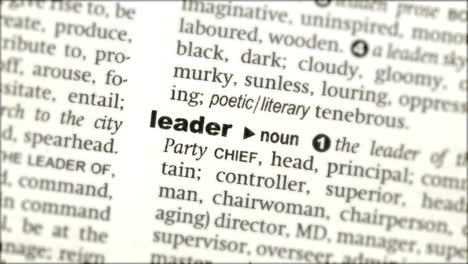 focus on leader