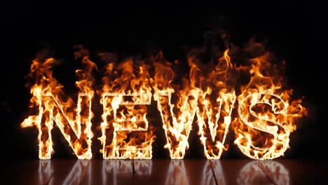 burning news