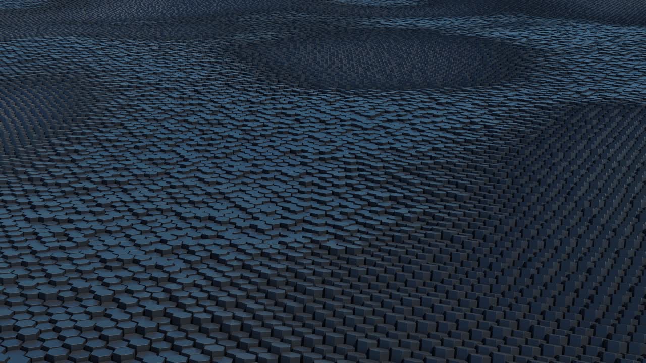 Hexagons abstract animation.