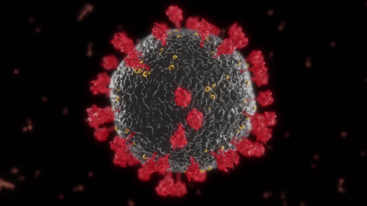 virus coronavirus microscópico covid 19 célula ncov infección corona macro