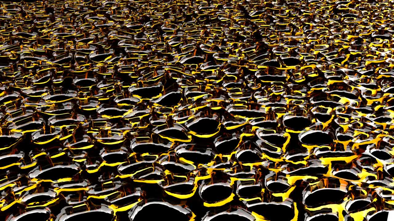 Twitching oil mesh Bee honey Nature background able to loop seamless 4k