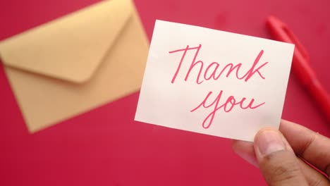 thank you note