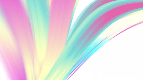 fondo de movimiento de ondas líquidas holográficas abstractas coloridas