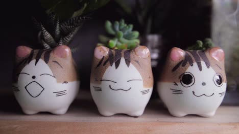 Tres-Lindas-Muñecas-Kawai-Cat-Ceremic