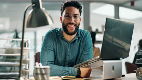 man working in an office