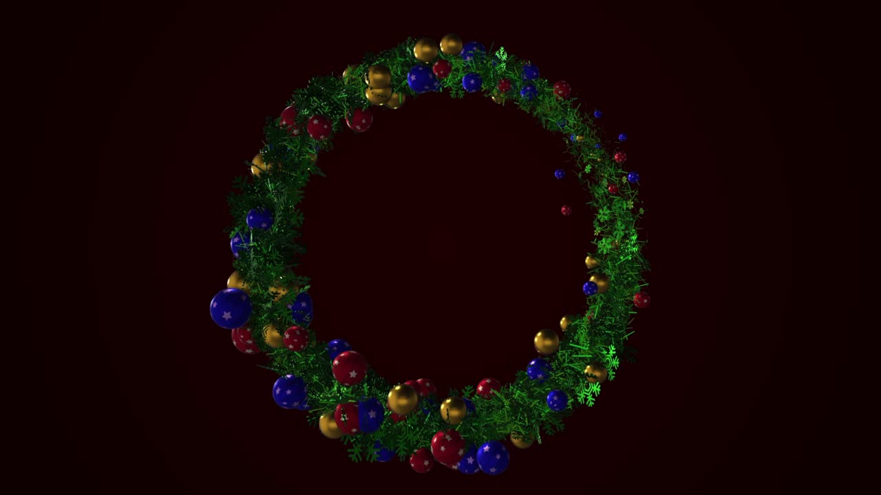 장식품 을 가진 크리스마스 꽃받침