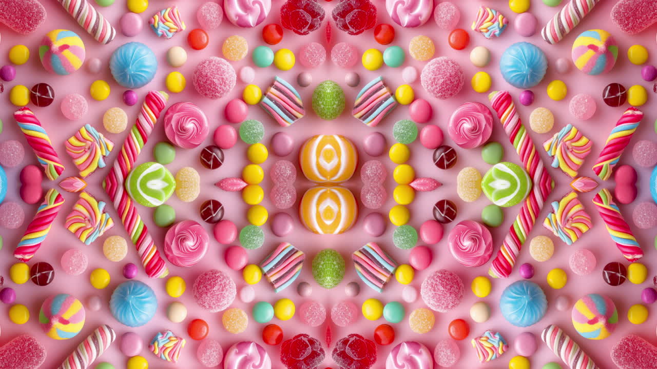 colección de dulces y dulces