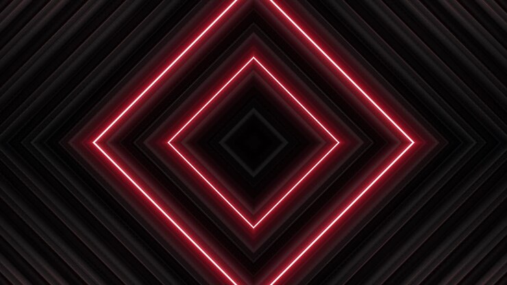 patrón de neón geométrico abstracto
